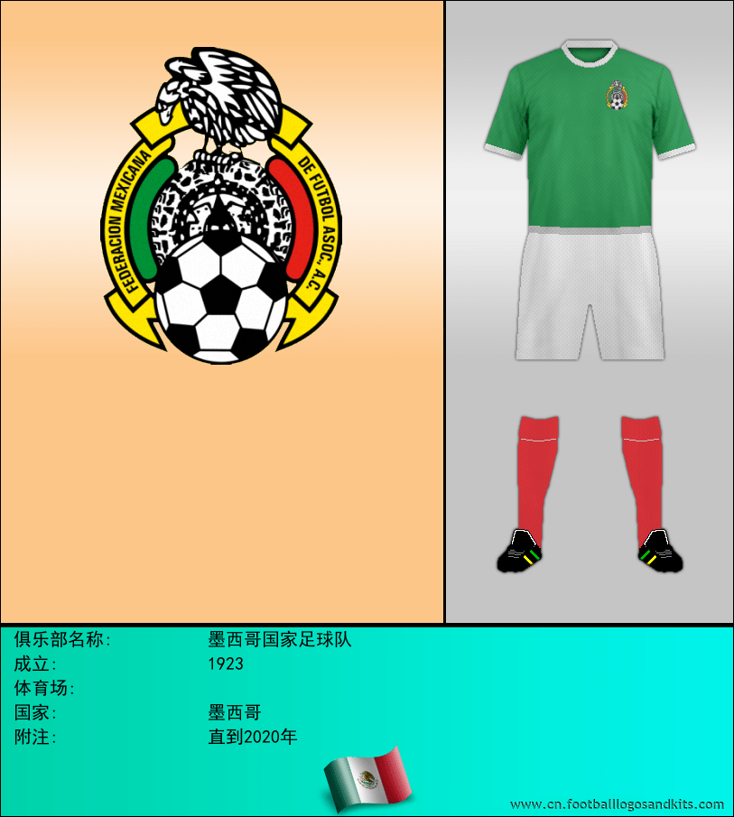 标志墨西哥国家足球队
