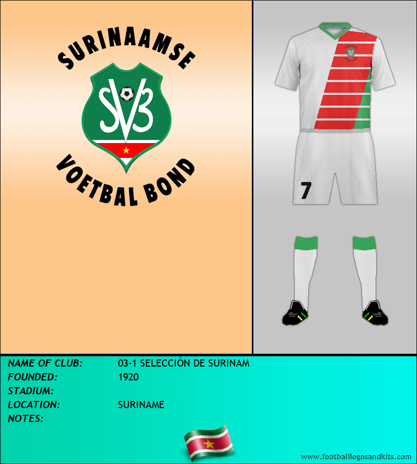 Logo of 03-1 SELECCIÓN DE SURINAM