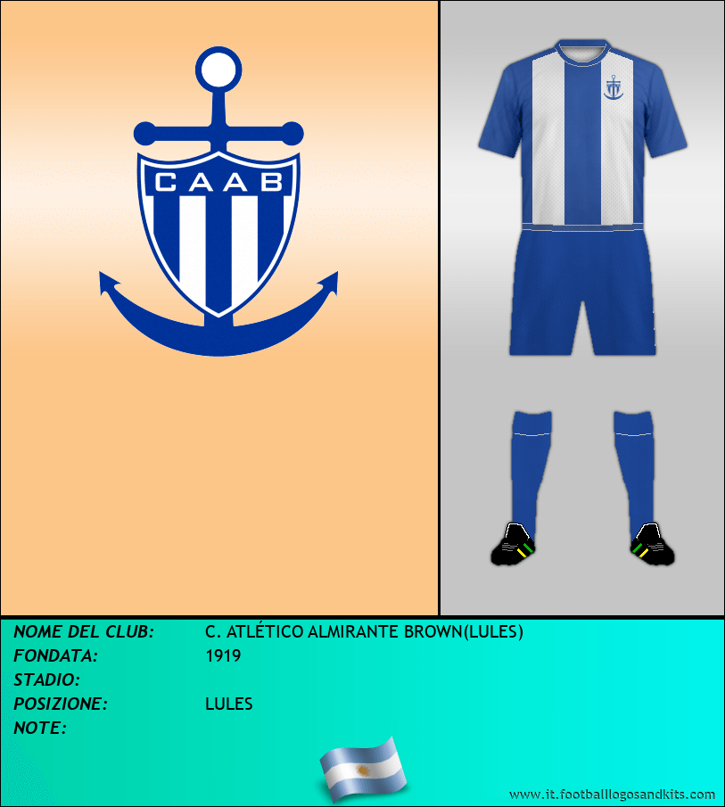 Logo di C. ATLÉTICO ALMIRANTE BROWN(LULES)