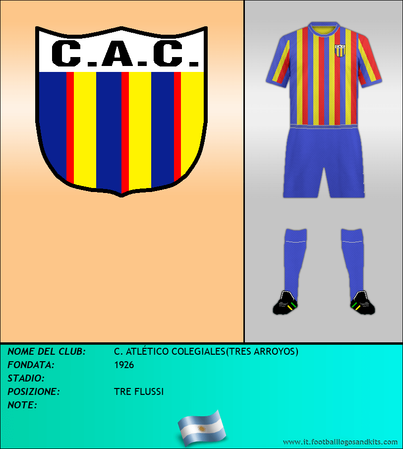 Logo di C. ATLÉTICO COLEGIALES(TRES ARROYOS)