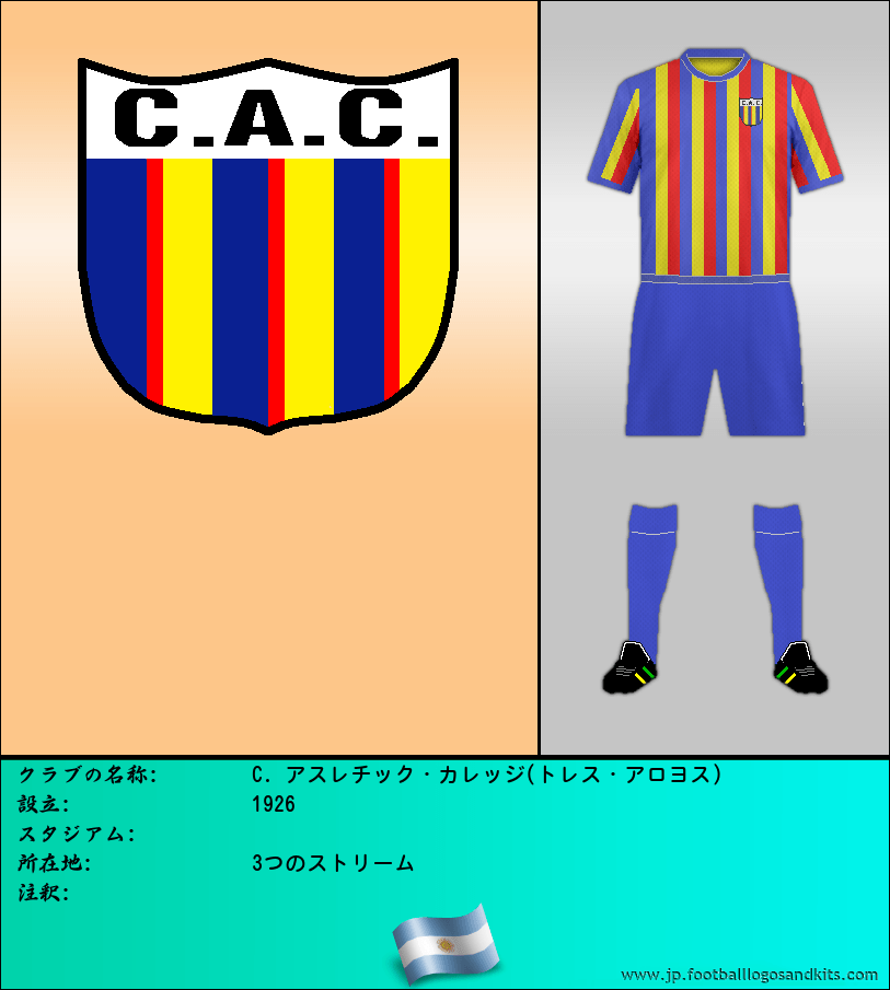 のロゴC. アスレチック・カレッジ(トレス・アロヨス)