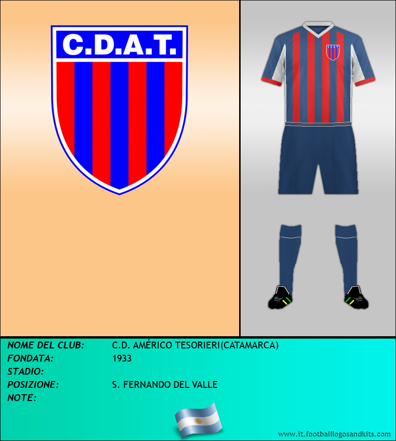 Logo di C.D. AMÉRICO TESORIERI(CATAMARCA)