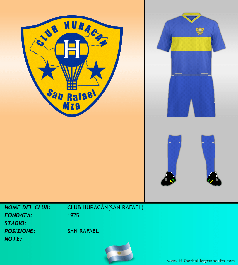 Logo di CLUB HURACÁN(SAN RAFAEL)