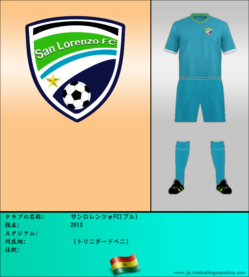 のロゴサンロレンツォFC(ブル)