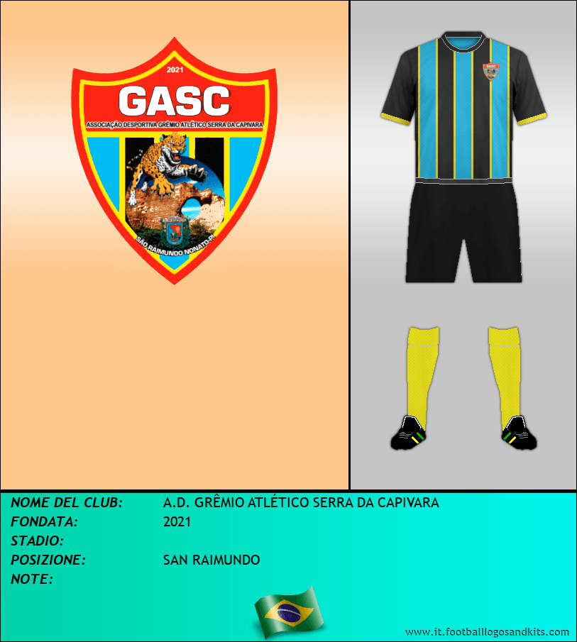 Logo di A.D. GRÊMIO ATLÉTICO SERRA DA CAPIVARA