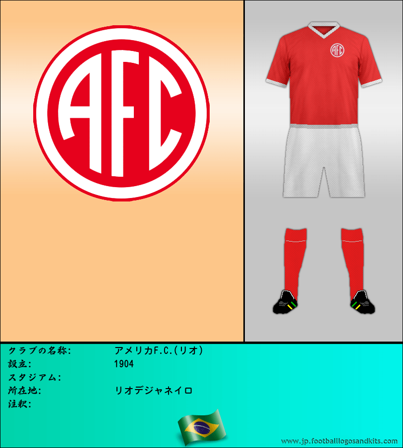 のロゴアメリカF.C.(リオ)