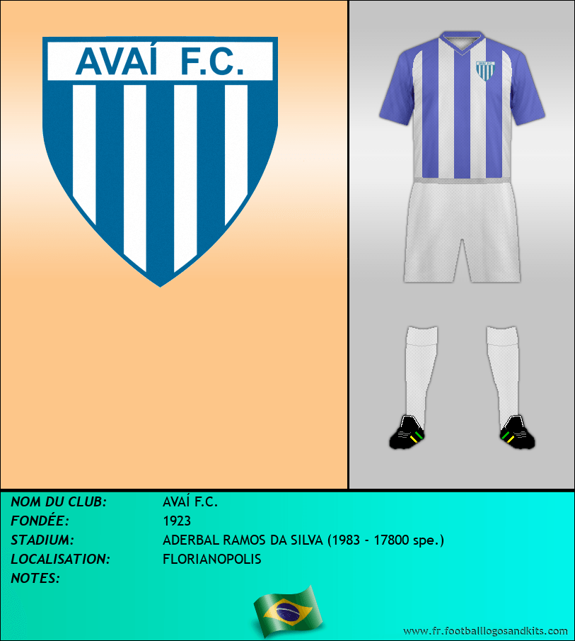 Logo de AVAÍ F.C.