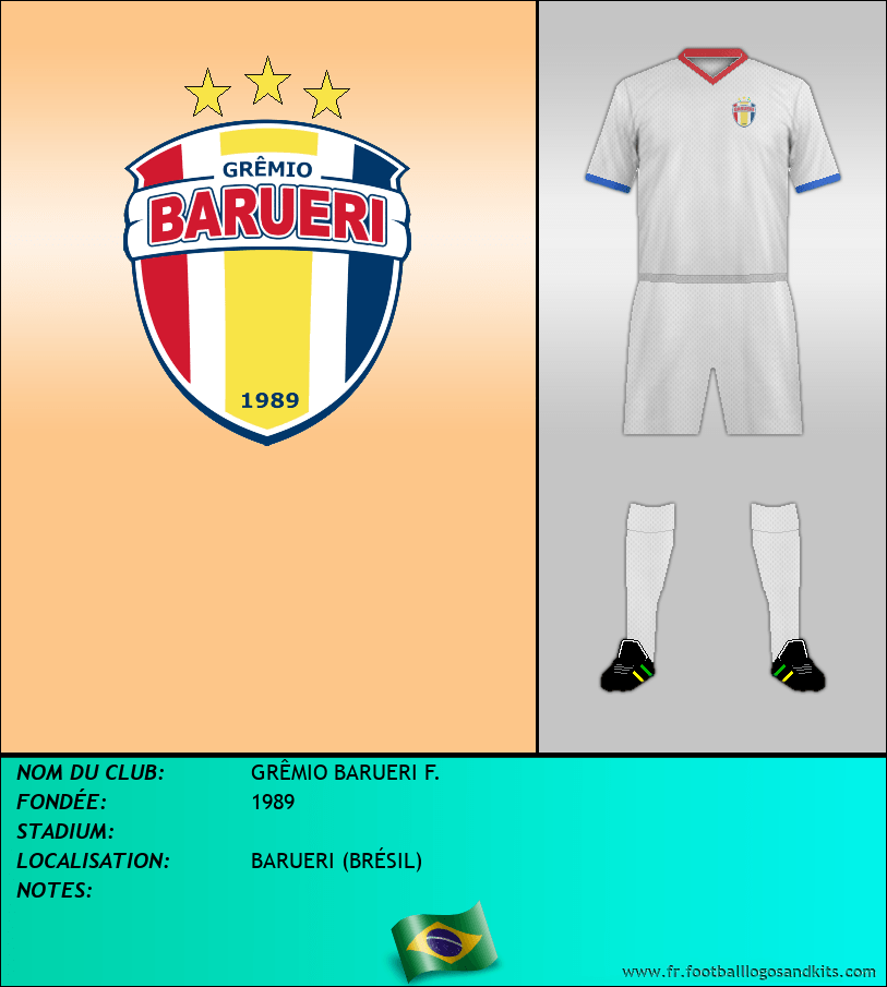 Logo de GRÊMIO BARUERI F.