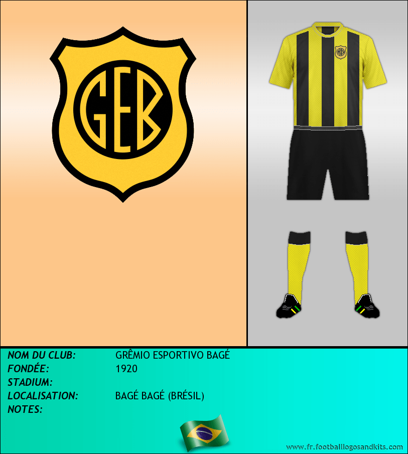 Logo de GRÊMIO ESPORTIVO BAGÉ