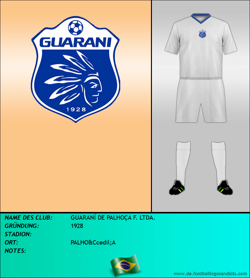 Logo GUARANÍ DE PALHOÇA F. LTDA.