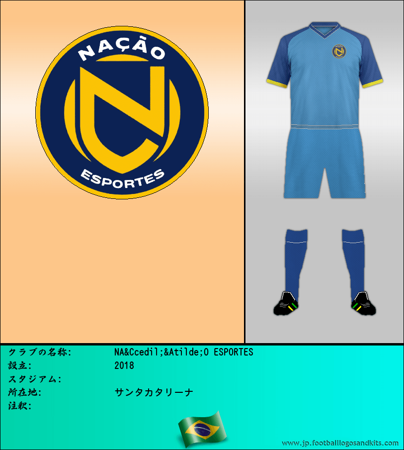 のロゴNAÇÃO ESPORTES