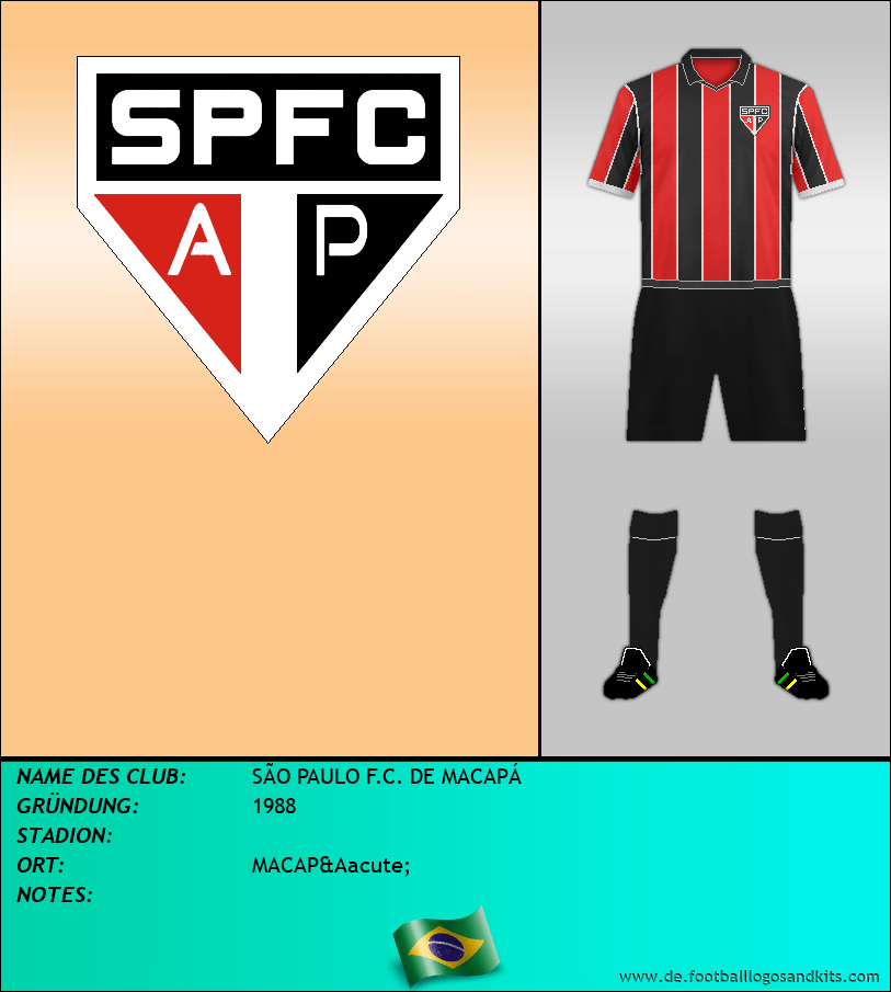 Logo SÃO PAULO F.C. DE MACAPÁ