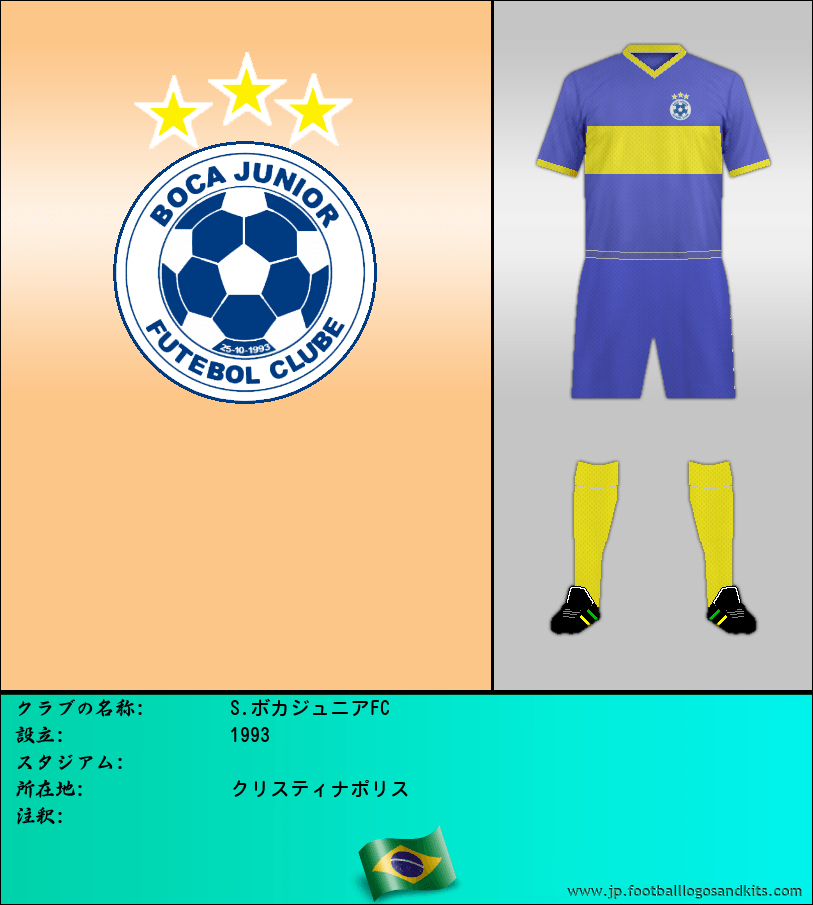 のロゴS.ボカジュニアFC