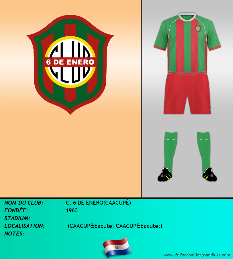 Logo de C. 6 DE ENERO(CAACUPÉ)