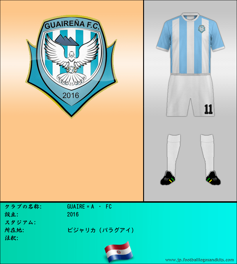 のロゴGUAIREÑA ・ FC