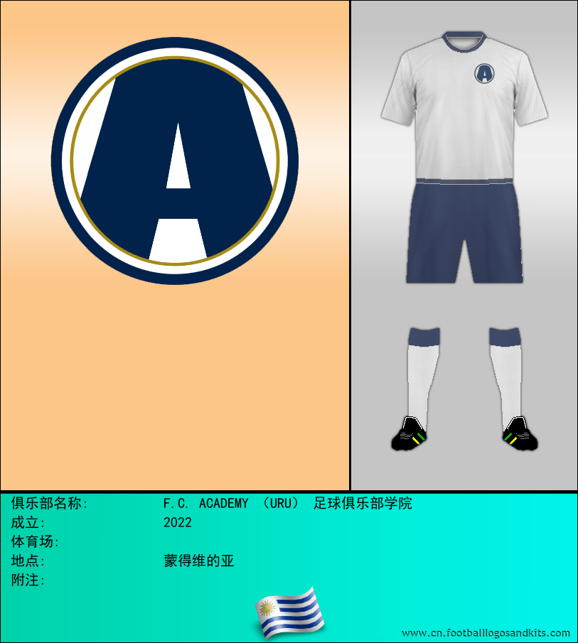 标志F.C. ACADEMY （URU） 足球俱乐部学院