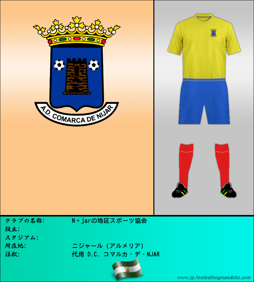 のロゴNíjarの地区スポーツ協会