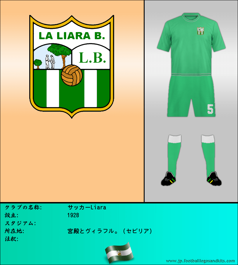 のロゴサッカーLiara