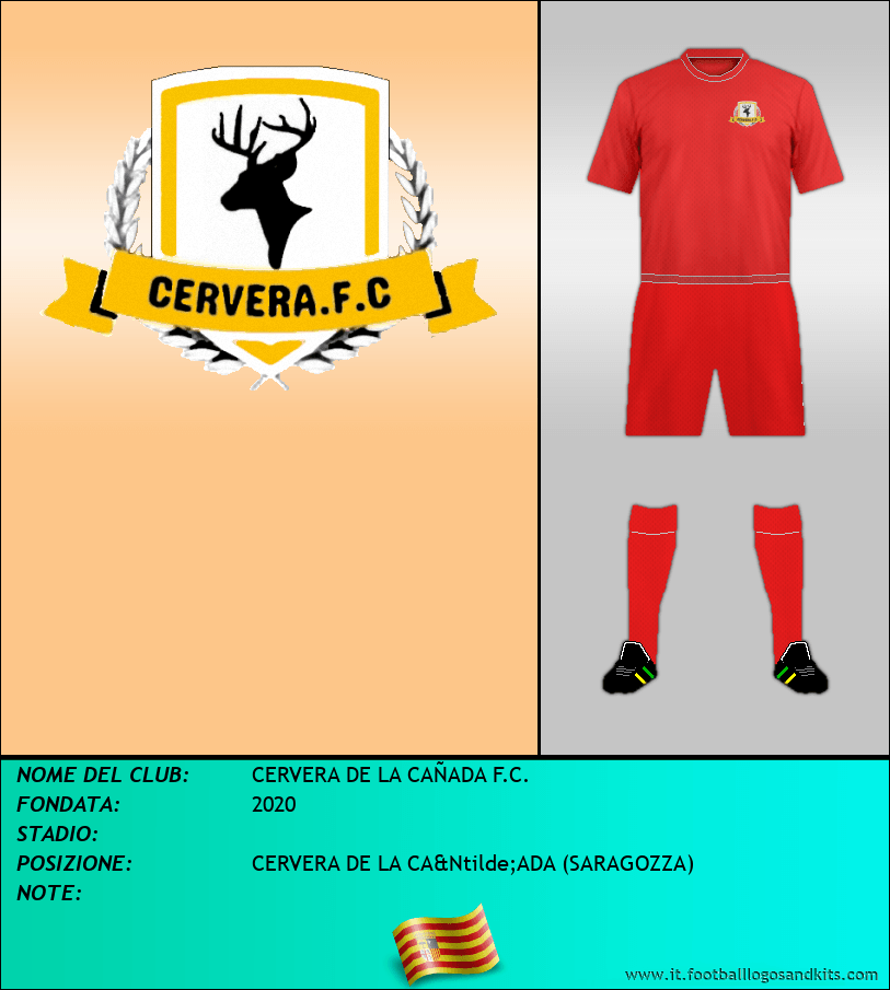Logo di CERVERA DE LA CAÑADA F.C.