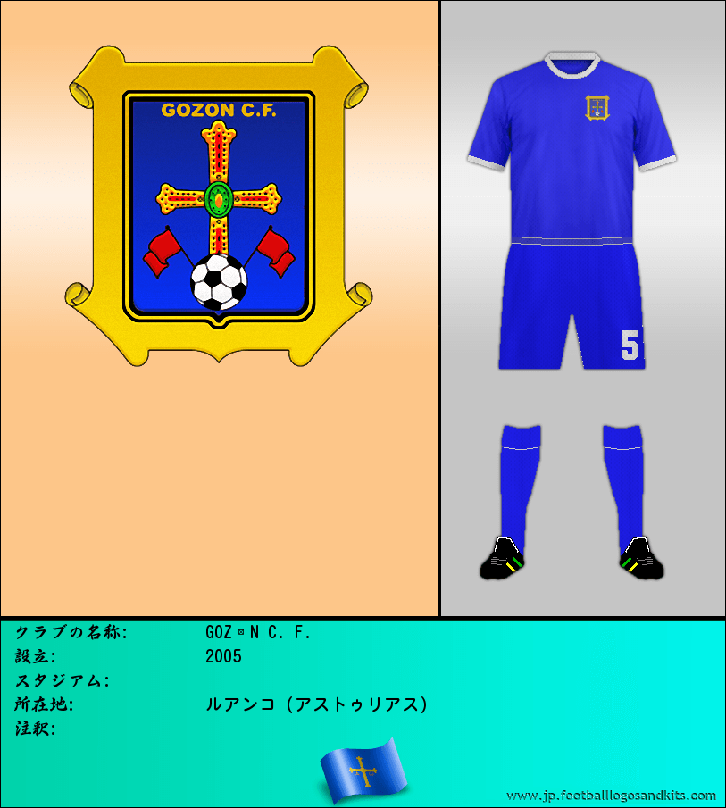 のロゴGOZÓN C. F.