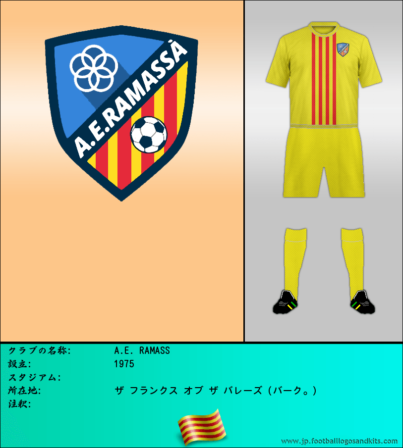 のロゴA.E. RAMASS