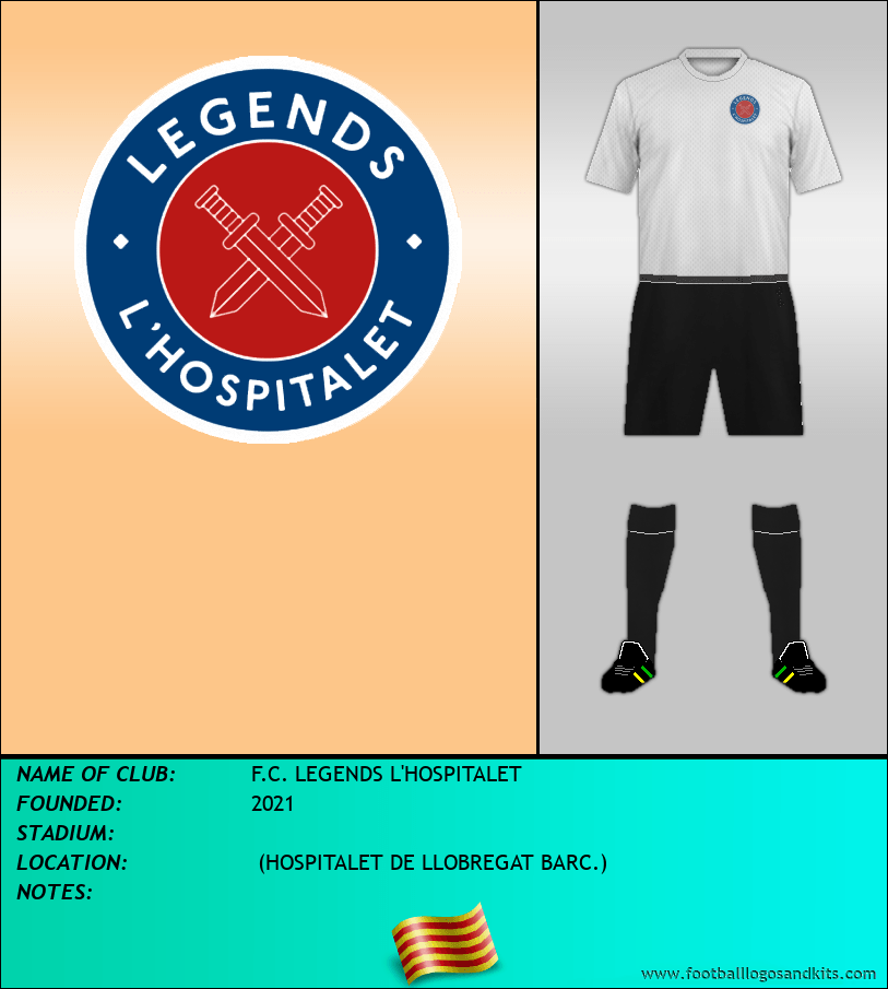 Logo of F.C. LEGENDS L'HOSPITALET