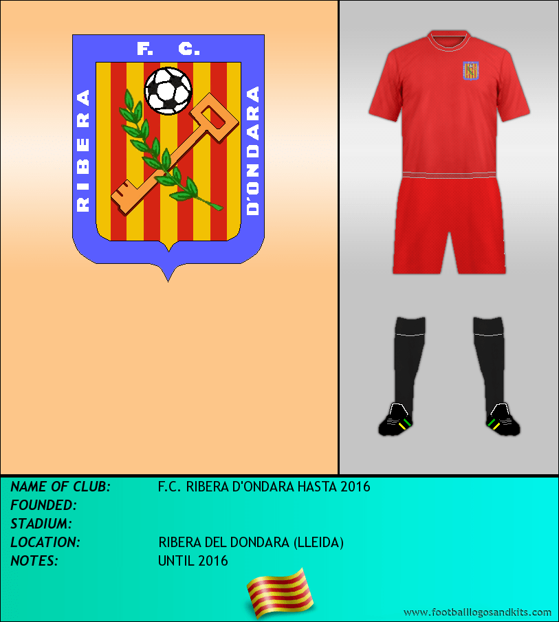Logo of F.C. RIBERA D'ONDARA HASTA 2016