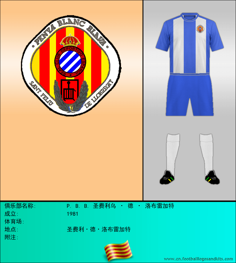 标志P. B. B. 圣费利乌 · 德 · 洛布雷加特