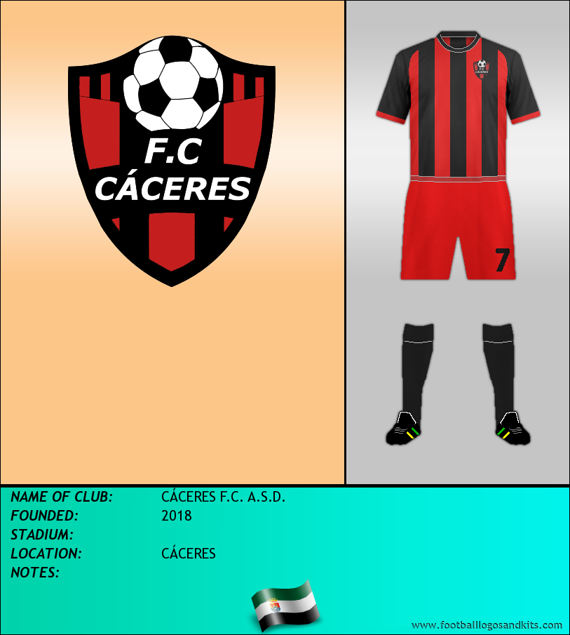 Logo of CÁCERES F.C. A.S.D.