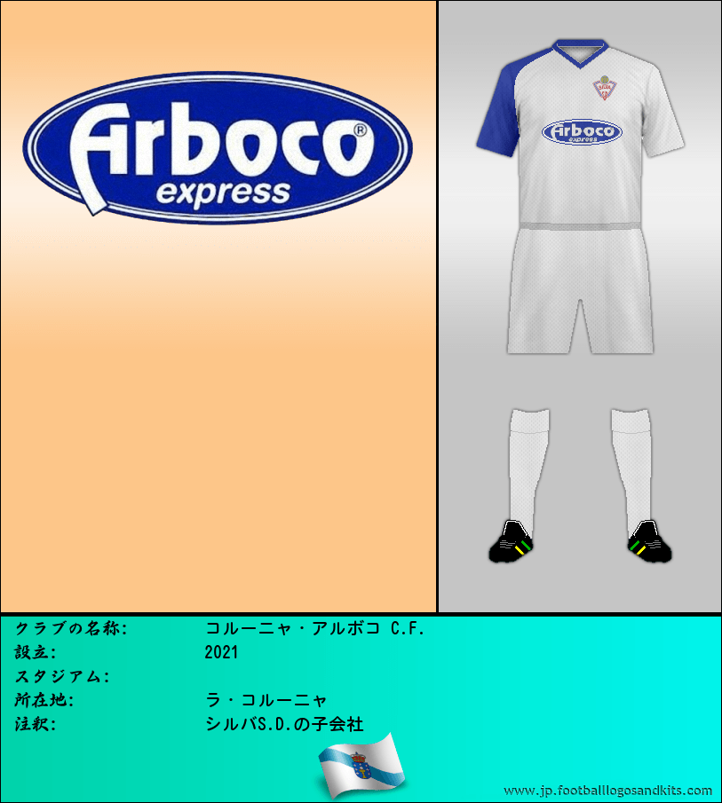 のロゴコルーニャ・アルボコ C.F.