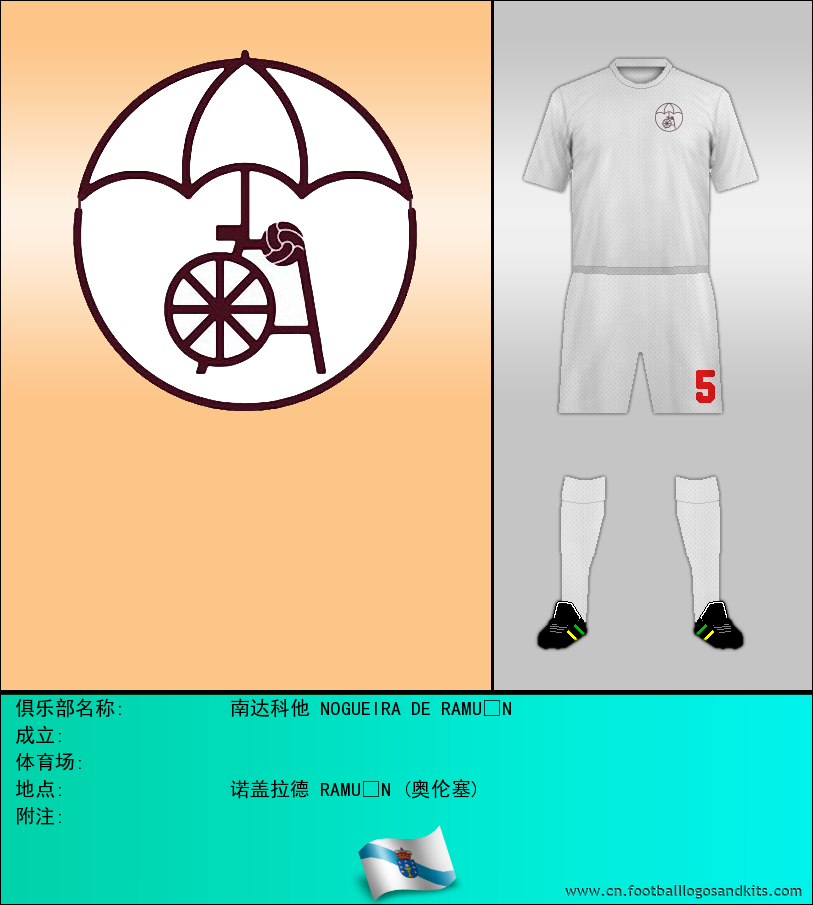 标志南达科他 NOGUEIRA DE RAMUÍN