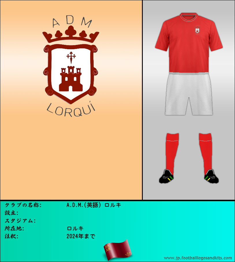のロゴA.D.M.(英語) ロルキ