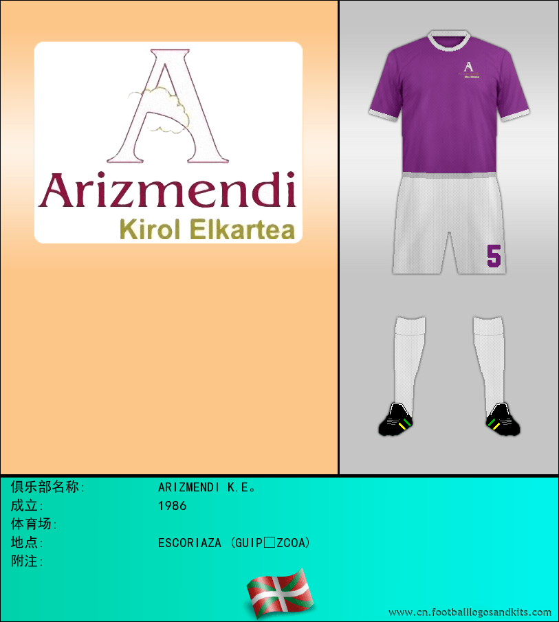 标志ARIZMENDI K.E。