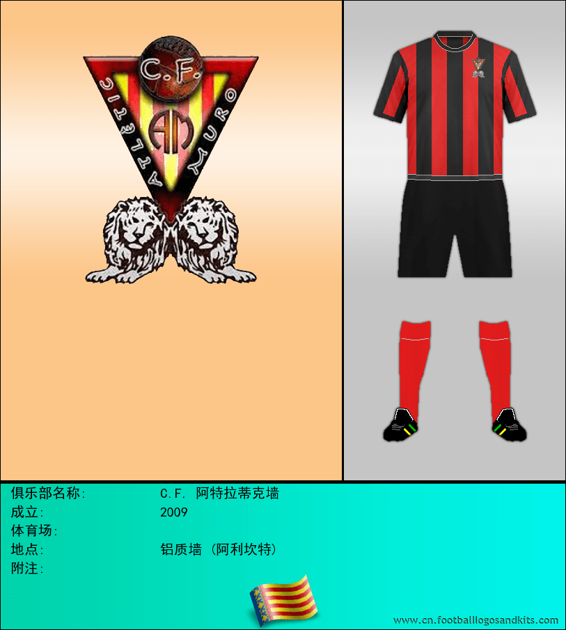 标志C.F. 阿特拉蒂克墙