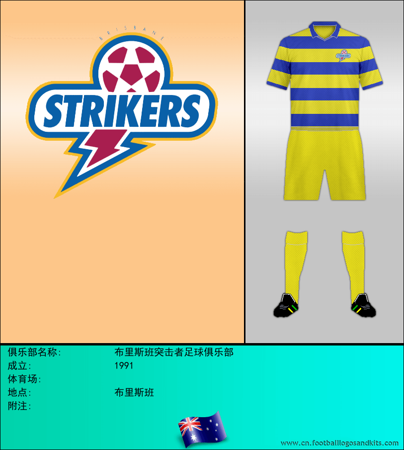 标志布里斯班突击者足球俱乐部