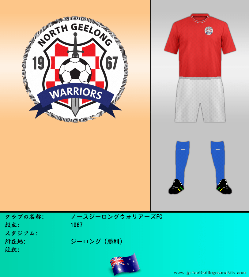 のロゴノースジーロングウォリアーズFC