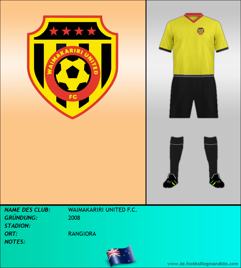 Logo WAIMAKARIRI UNITED F.C.