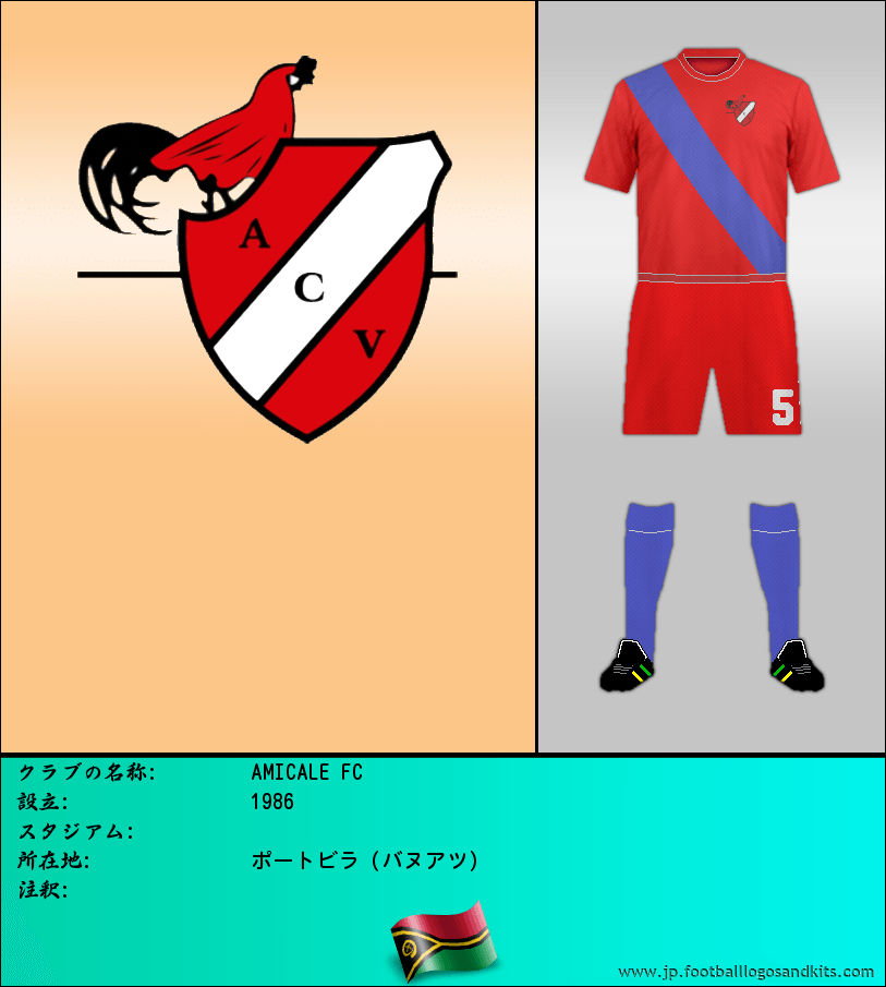のロゴAMICALE FC