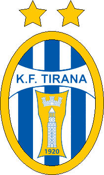 のロゴk.fútbolティラナ (アルバニア)