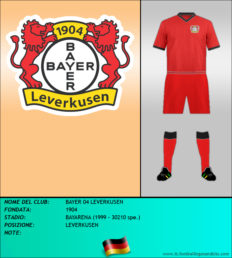 Logo di BAYER 04 LEVERKUSEN