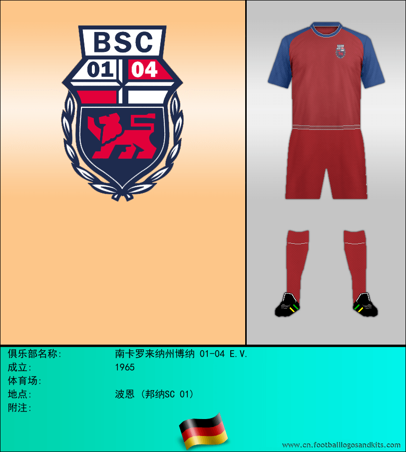 标志南卡罗来纳州博纳 01-04 E.V.