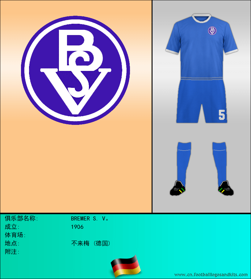 标志BREMER S. V。