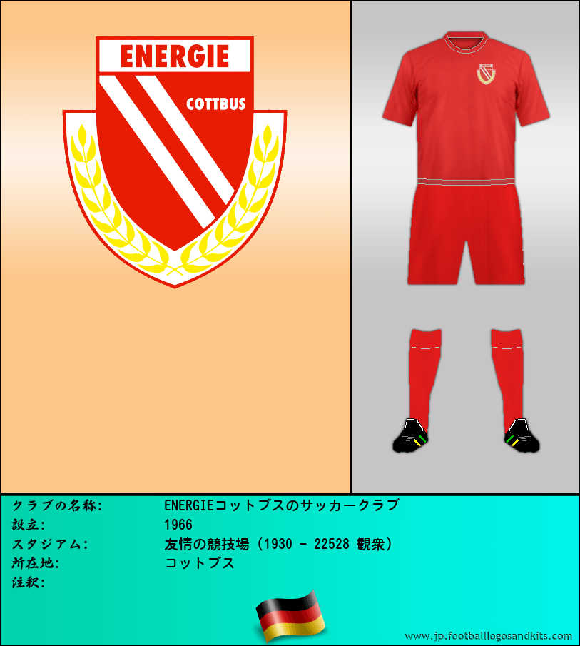 のロゴENERGIEコットブスのサッカークラブ