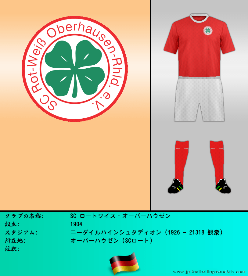 のロゴSC ロートワイス・オーバーハウゼン