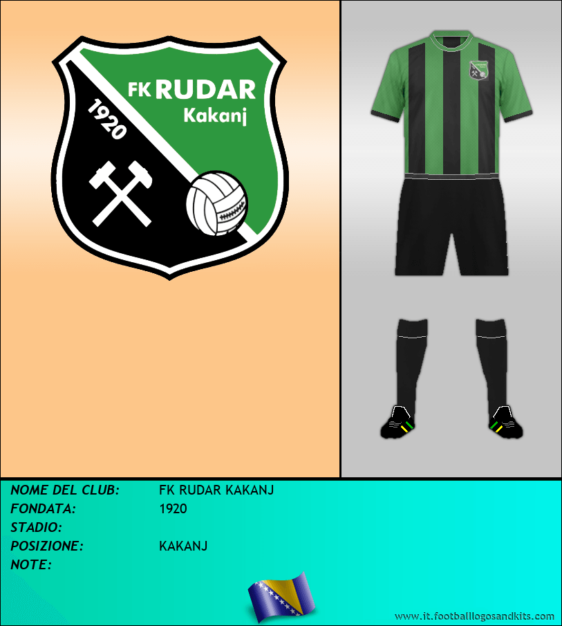Logo di FK RUDAR KAKANJ