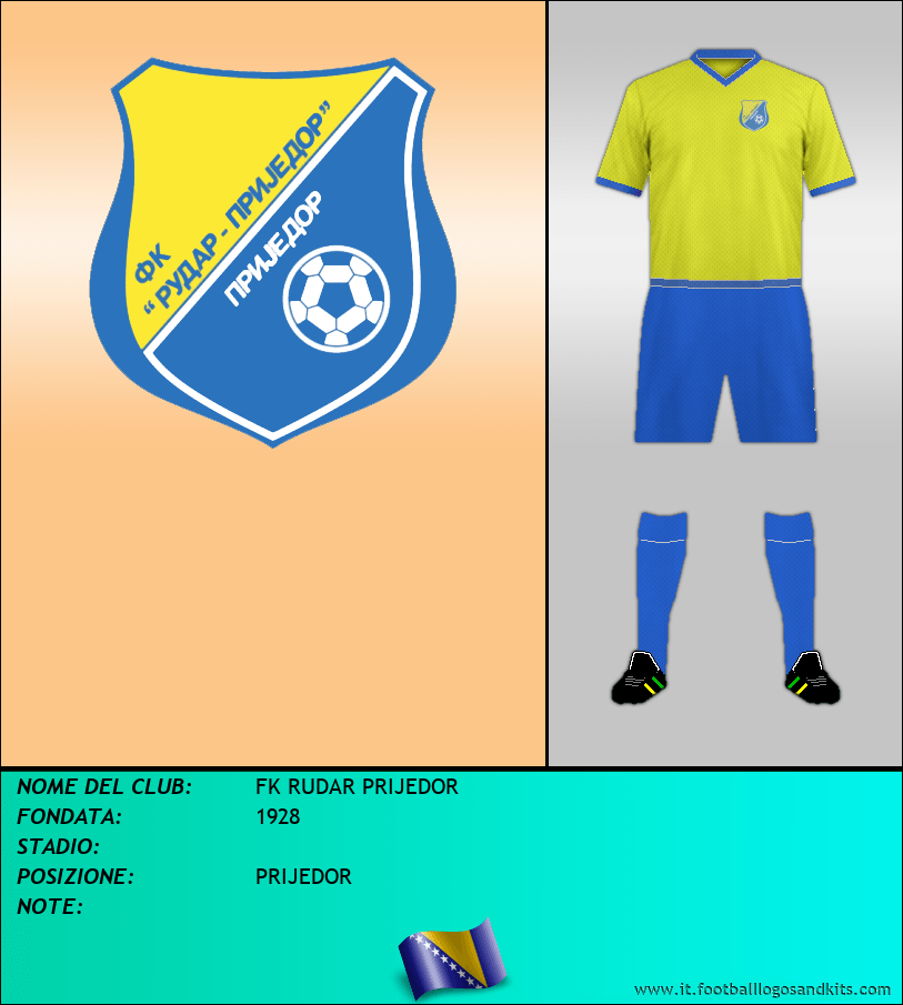Logo di FK RUDAR PRIJEDOR