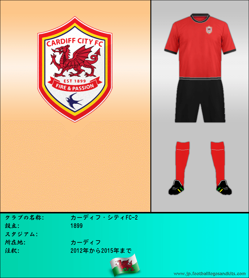 のロゴカーディフ・シティFC-2