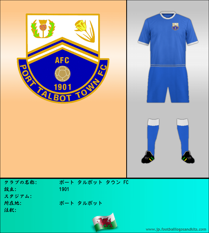 のロゴポート タルボット タウン FC
