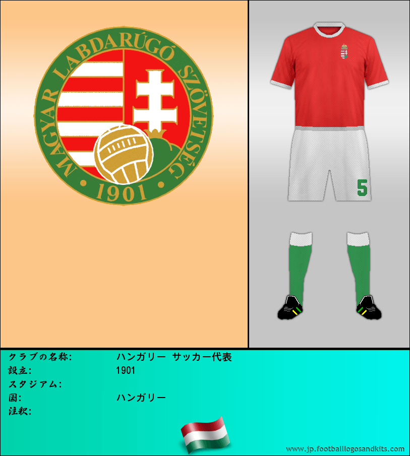 のロゴハンガリー サッカー代表