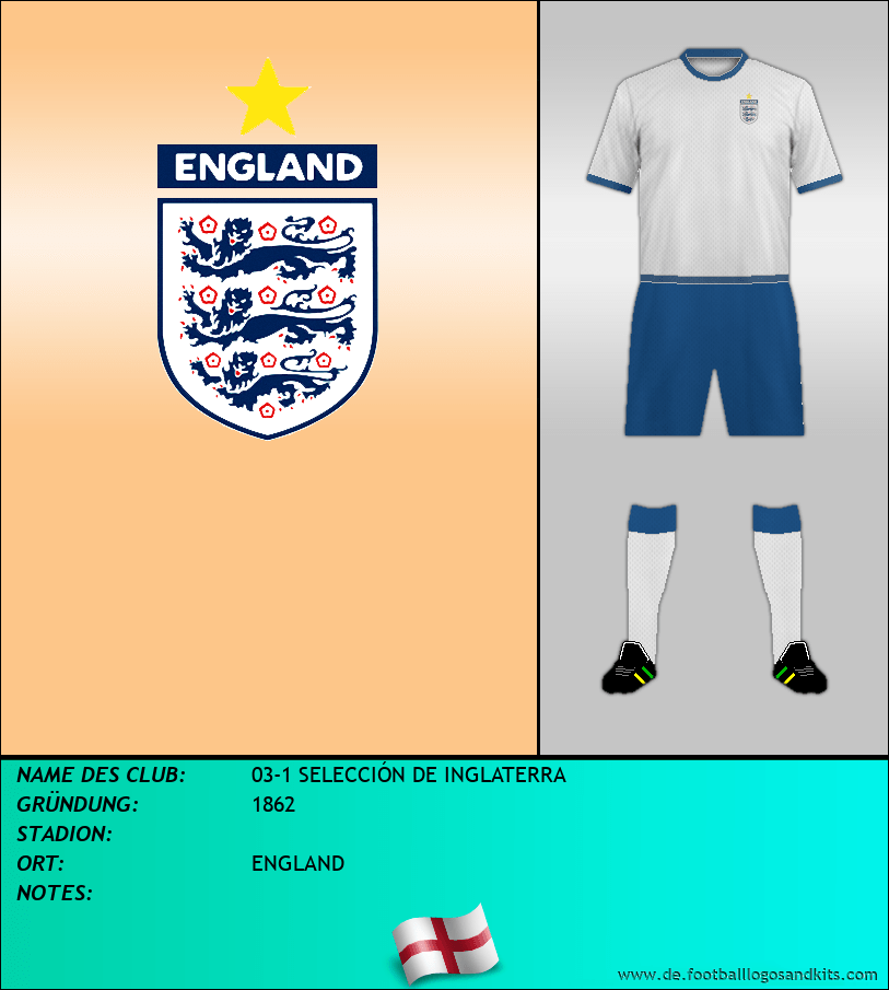 Logo 03-1 SELECCIÓN DE INGLATERRA